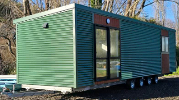Green Mobile Tiny Home Cabin  MD Tiny Living