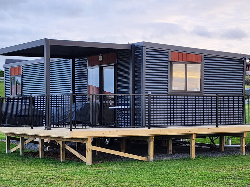 Tiny Home With Deck. MD Tiny Living