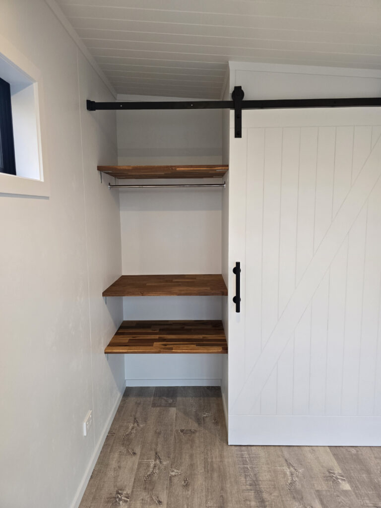 Tiny Home Cabin Barn Door