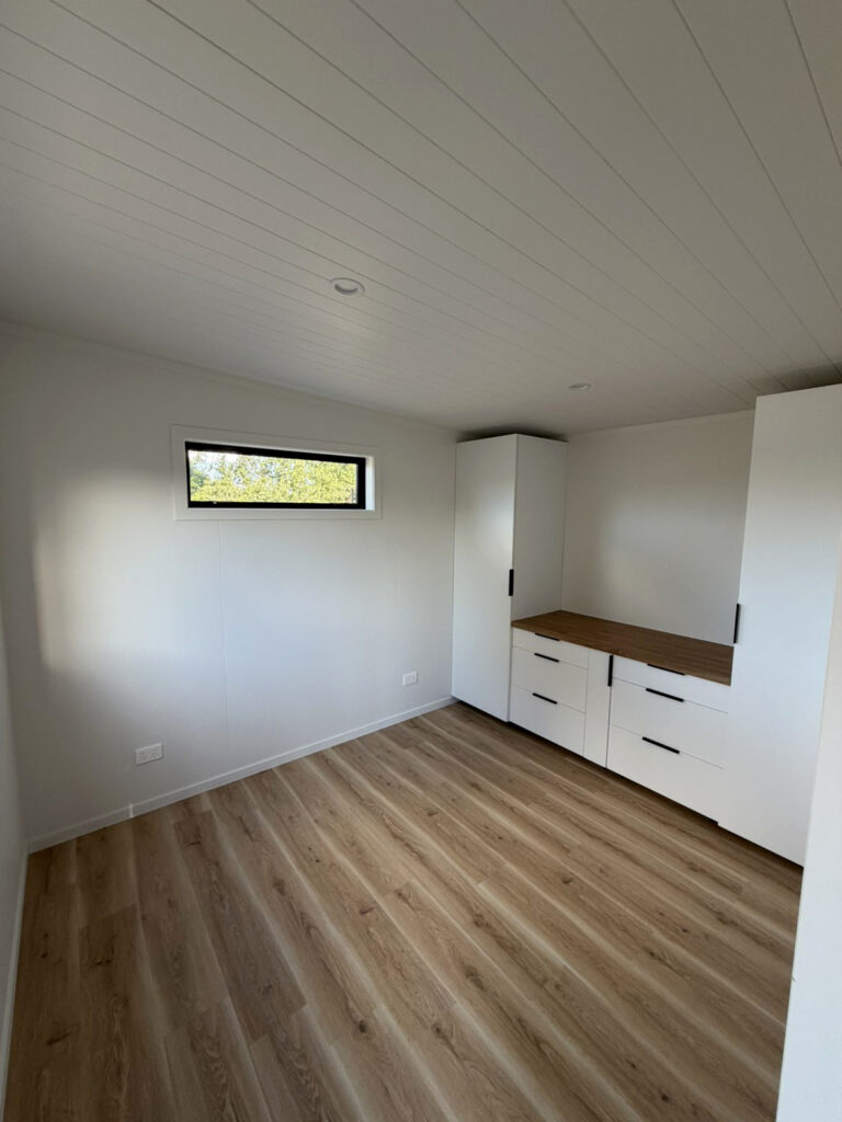 Tiny Home Cabin Bedroom