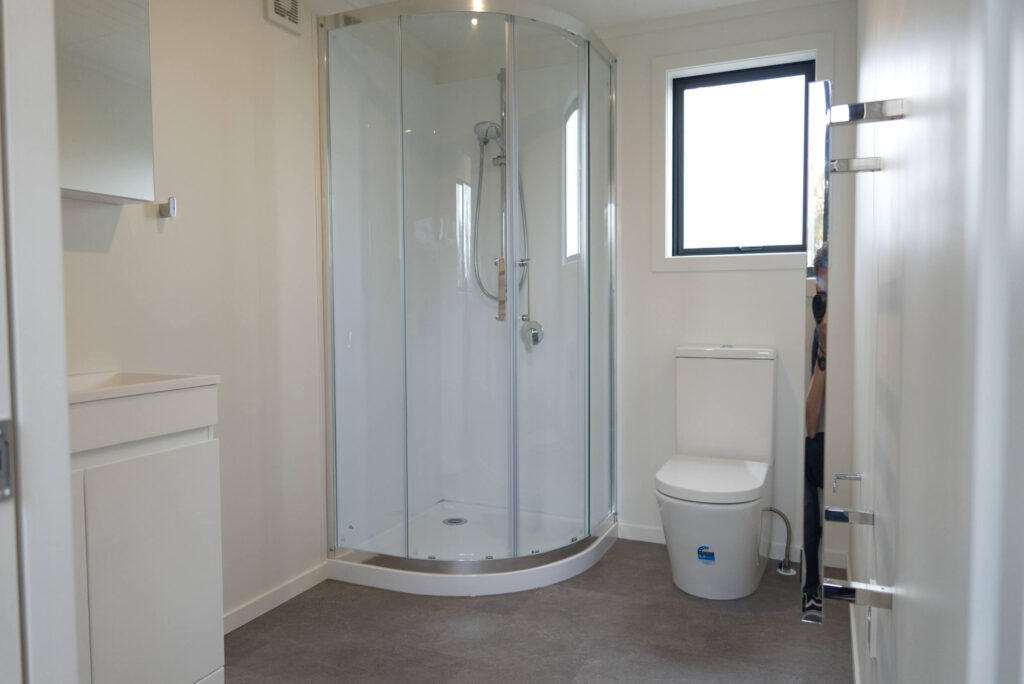 Tiny Home shower and toilet
